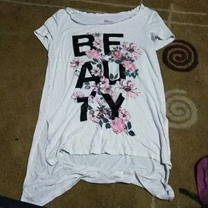 Beauty shirt size clothes